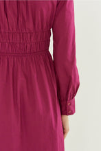 Load image into Gallery viewer, Monica Smocked Waist Maxi Dress - Berry
