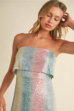 Load image into Gallery viewer, Sequin tube maxi dress
