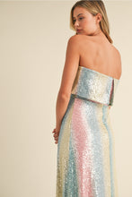 Load image into Gallery viewer, Sequin tube maxi dress
